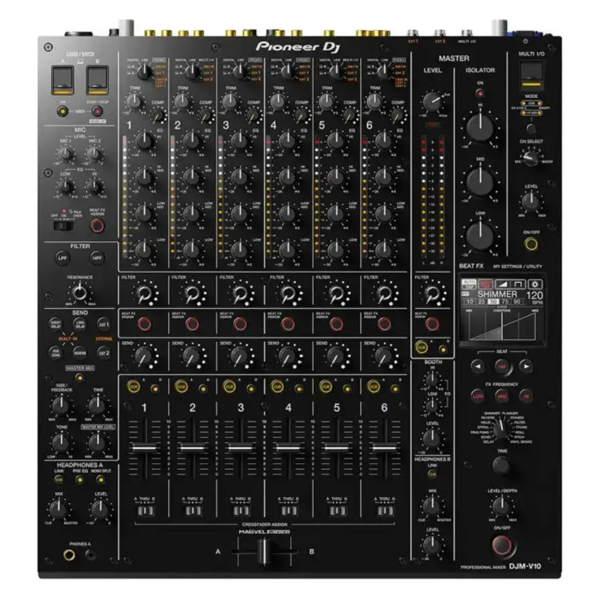 Grosir Mixer DJ klub profesional 6 kanal DJM-V10 baru harga grosir