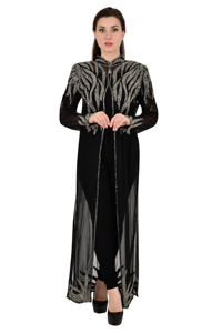 Vacances Nouvelle Collection de robes à la mode Design Dubai Style Longue Abaya Modeste Abayas Robe brillante Vacation Party Wear anti-boulochage - Product Image 6