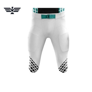 Conjunto de Uniforme de Fútbol Americano Personalizado, 100% Poliéster Transpirable, Manga Corta, Color y Logotipo Personalizados, Impresión por Sublimación - Product Image 6