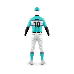 Uniforme de béisbol de diseño de servicio OEM, venta completa, uniforme de béisbol de moda en blanco para hombres, uniforme de béisbol de la mejor calidad a bajo precio - Product Image 2