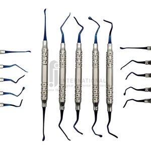 ชุดเครื่องมือผ่าตัดทางทันตกรรมยกไซนัสเครื่องมือผ่าตัดทางทันตกรรม5ชิ้นทำจากสเตนเลสสตีลตามหลักสรีรศาสตร์ - Product Image 1