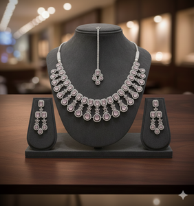 Best Quality AD Fashion <b>Jewellery</b> <b>Sets</b> <b>for</b> Women <b>Wedding</b> and Partywear Bridal Necklace with Earring <b>set</b> - Product Image 4