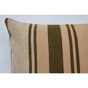 หมอนขนสัตว์ลายทางสีเบจ18X18หมอนหรูหราสไตล์วินเทจนุ่มสไตล์ชนบทสำหรับห้องนั่งเล่นโซฟาเครื่องนอนสำหรับคริสต์มาส - Product Image 2