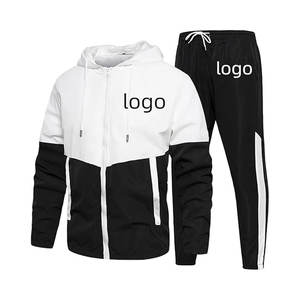 Conjunto Deportivo Ajustado con Sudadera con Cremallera Completa y Pantalones Deportivos, Traje Atlético para Entrenamiento, Servicio OEM Disponible - Product Image 4