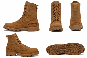 <b>Mens</b> Professional Outdoor Work Boots Hot Weather Breathable Hiking & Walking <b>Shoes</b> Lightweight Ankle Support Coyote Color - Product Image 5