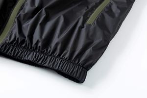 Chaqueta Acolchada Ligera con Capucha para Hombre, Marca Propia, con Logotipo Frontal, Estilo Vintage, Color Rosa Plateado, Impermeable, Transpirable y de Secado Rápido - Product Image 5