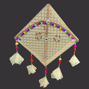 Nouveauté : Cerf-volant décoratif fait main avec de magnifiques motifs pour la fête de Makar Sankranti, la décoration de la maison et des festivals - Product Image 6