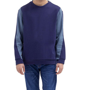 Sweat-shirt à col rond en polaire de haute qualité 300GSM ODM/OEM 100% coton Logo personnalisé poids léger unisexe poche d'hiver anti-rétrécissement - Product Image 5