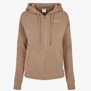 Sudaderas con capucha de lana personalizadas para mujer, sudaderas transpirables antiarrugas con logotipo impreso en la parte delantera para el invierno - Product Image 5