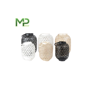 เชิงเทียนไม้ไผ่ทำมือจากเวียดนาม พร้อมสีที่ปรับแต่งได้สำหรับตกแต่งบ้าน - Product Image 1