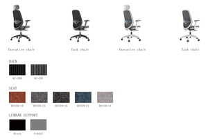 Sillas de Oficina Ergonómicas Profesionales para el Hogar, Modernas y Creativas, de Malla Gris con Protección <span class=keywords><strong>Lumbar</strong></span>, <span class=keywords><strong>Silla</strong></span> de Oficina Ejecutiva - Product Image 5