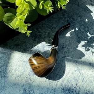 ท่อสูบทำจากไม้อุปกรณ์สูบบุหรี่ของผู้ชายท่อสูบบุหรี่ทำจากไม้ขัดเงาแบบพรีเมี่ยมเหมาะที่สุดสำหรับเป็นของขวัญ - Product Image 6