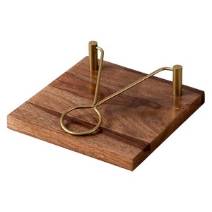 H.M.A Artesanía Estante de pañuelos de madera funcional y decorativo - Product Image 4