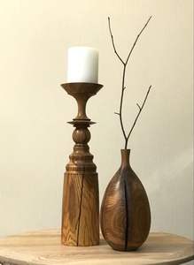 Bougeoir en bois fait à la main pour l'intérieur de la maison de luxe salle à manger événement de mariage et décoration de chambre à coucher - Product Image 2