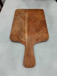 Tabla de cortar moderna de madera, elegante tabla de cortar de madera maciza con superficie lisa, duradera y fácil de mantener, ideal para uso diario. - Product Image 2