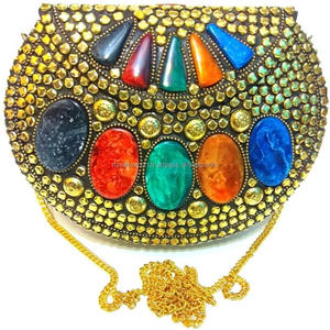 Pochette de soirée en résine pour femmes, Design Unique fait à la main à la mode - Product Image 6