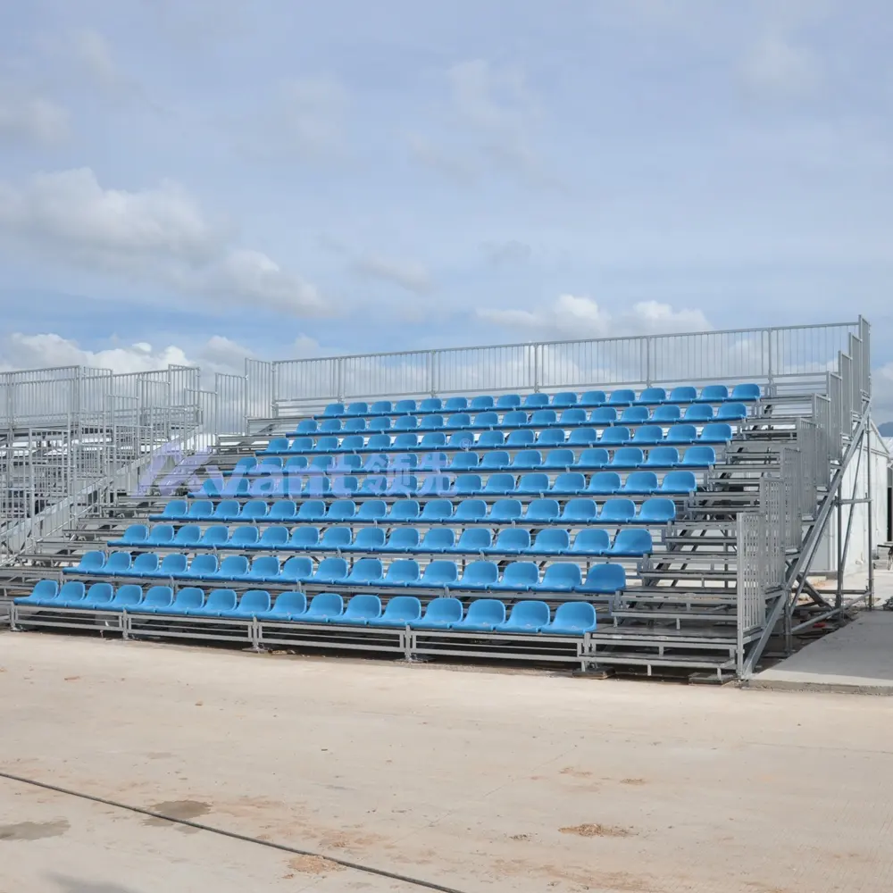 Avant Outdoor Portable Temporary Events Grandstand Arena HDPE Football Sports Baseball Stadium Aluminum Bench Bleachers Seating