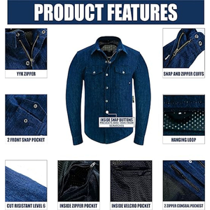 Men's Cotton Cargo Working Dress <b>Shirt</b> Comfortable Suit for Office or Outdoor Work - Product Image 5