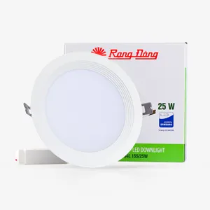 O melhor iluminação do vietnã 16w 25w círculo interno corpo de alumínio branco samsung chip led downlight