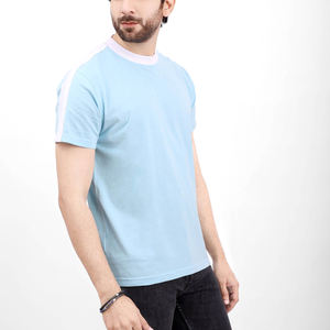 Camisetas de algodón 100% transpirables para hombre hechas en fábrica La mejor ropa de verano Precio al por mayor Hecho en Pakistán - Product Image 3