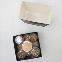 Accessoires de bar pour fumoir à cocktails en stock avec plus de 5 types de copeaux de bois, en bois, pour plateaux à cocktails et à snacks