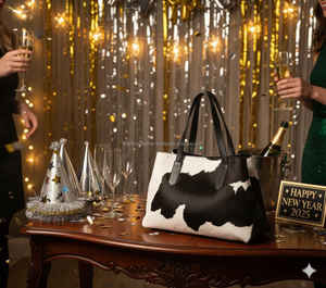 กระเป๋าถือหนังแท้ขนสัตว์สำหรับผู้หญิง รุ่น LHTB-0023 ดีไซน์หรูหรา ใช้งานได้หลากหลาย เปิดปิดง่าย เหมาะสำหรับฤดูร้อน - Product Image 5