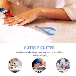 Cortacutículas, Cortador de Piel Muerta, Cuchillas Afiladas de Precisión, Manicura Suave, Pedicura, Herramienta de Arte de Uñas, Cortador de Cutículas Portátil - Product Image 5