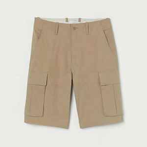 Short cargo de golf chino en sergé de coton avec boutons personnalisés pour hommes - Product Image 6