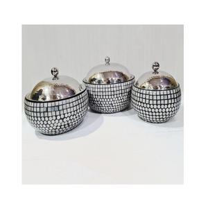 Casserole en acier inoxydable avec différentes tailles Ensemble de trois aliments servant marmite à des prix raisonnables - Product Image 2