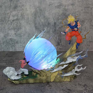 Figuras de Plástico de Dragon Ball Z, Buu vs Goku, Origen de la Animación Japonesa - Product Image 2