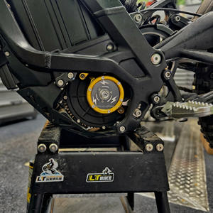 Copertura Motore CNC JFG per Moto, <span class=keywords><strong>Scudo</strong></span> Protettivo Decorativo Trasparente per Frizione a Secco, per Surron Light Bee Ebike - Product Image 6