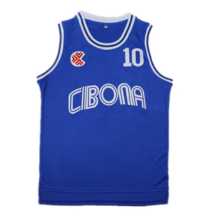 Vente en gros d'uniformes de basket-ball réversibles personnalisés pour votre propre équipe Ensemble de maillots de basket-ball 100% polyester à séchage rapide style 2026 - Product Image 2