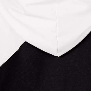 Femmes battement de coeur solide broderie décontracté cordon entraînement polaire écologique respirant sweats à capuche goutte épaule poche à capuche - Product Image 3