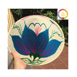 หมวกทรงกรวยไม้ไผ่น้ำหนักเบาและระบายอากาศสไตล์เวียดนามเหมาะสำหรับการทำฟาร์มและการท่องเที่ยว - Product Image 1