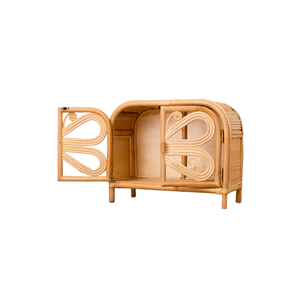 Belle armoire en rotin naturel pour enfants et enfants armoire en rotin meubles pour enfants décoration de chambre d'enfants en gros du Vietnam - Product Image 2