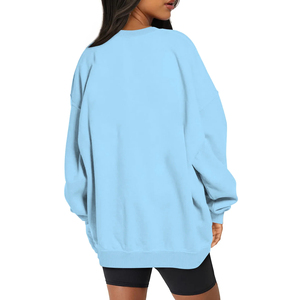 Nouveau Style dames hiver surdimensionné sweat à capuche long pour femmes avec Logo avant Street Wear pour les femmes - Product Image 4