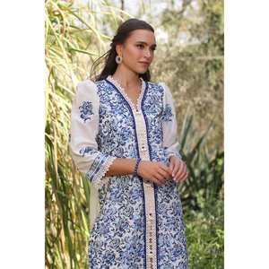 ชุดผ้าลอนปักลายสำเร็จรูป 2 ชิ้นสำหรับผู้หญิง รุ่น TL-52084 - Product Image 4