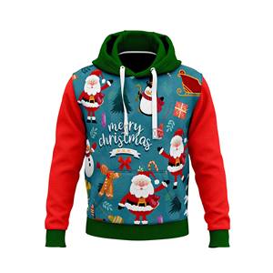 Sweat-shirts bleu, rouge et vert personnalisés unisexes surdimensionnés amples vierges déchirés baggy vintage en coton lourd pour hommes - Product Image 1