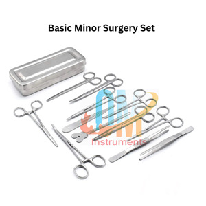 Juego de 13 Piezas de Kit de Cirugía Menor Básica, Instrumentos Quirúrgicos de Acero Inoxidable de Grado Médico, Reutilizables, Autoclavables, Certificados CE ISO - Product Image 2