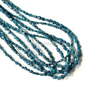 เพชรบลูธรรมชาติ 3-3.5 มม. แบบดิบ ไม่เจียระไน รูปทรงหยดน้ำ สำหรับทำเครื่องประดับ ราคาขายส่ง - Product Image 2