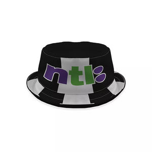 หมวกทรงบัคเก็ตสำหรับผู้ชายหมวกคอตตอนเคลือบแวกซ์ออกแบบโลโก้ของคุณเองหมวกทรงจีบสำหรับใส่กลางแจ้งหมวกชาวประมงผ้าฝ้ายสีดำขายส่ง - Product Image 2