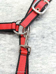 Vente en gros de licou pour cheval en nylon équestre Quincaillerie en métal et fer de haute qualité avec ensemble combiné de laisse pour cheval personnalisé OEM/ODM - Product Image 4