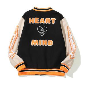 Veste de sport de baseball de conception de broderie personnalisée pour hommes, coupe-vent, style universitaire pour l'automne, nouvelle collection 2026 - Product Image 2