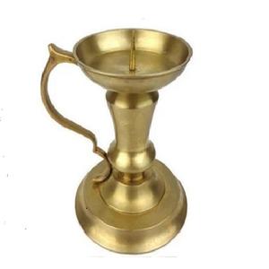 Bougeoir élégant et durable en aluminium fabriqué à la main au design vintage, décoration d'intérieur, centre de table de noël, pâques, mariage - Product Image 1