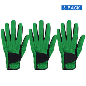 Vente en gros de gants de golf de qualité supérieure en cuir de mouton avec logo personnalisé gant de golf de couleur verte main gauche - Product Image 5