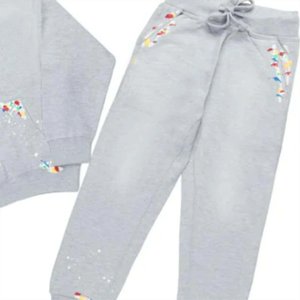 Chándal a rayas juvenil de entrenamiento informal personalizable para hombre 100% algodón invierno Tog combinación de remolque de dos piezas Color personalizado - Product Image 6