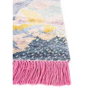 Alfombras de Seda Anudadas a Mano Manchaha Azules con Patrón Abstracto Estilo Tabriz para Dormitorio, Pasillo y Hogar-LPS-11 de Jaipur Rugs US - Product Image 4