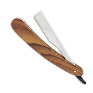 Haute qualité manche en bois barbier rasage rasoirs coupe gorge barbe rasage rasoirs meilleur prix barbier rasoirs - Product Image 6