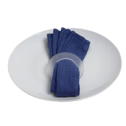 Servilletero de tamaño personalizado de calidad superior, servilletero azul para el hogar, restaurante, vajilla, soporte de tejido de calidad para fiesta - Product Image 6