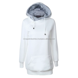 Sweat à capuche oversize décontracté pour femme, en coton 100%, avec logo brodé sur le devant, style streetwear, pour l'hiver - Product Image 1